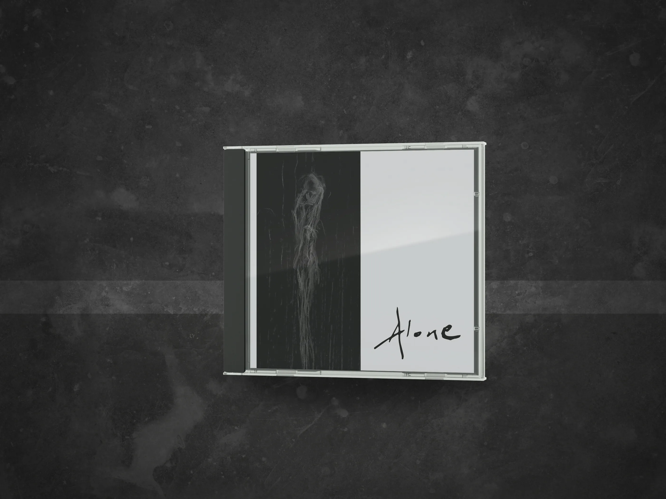Alone CD front mockup
