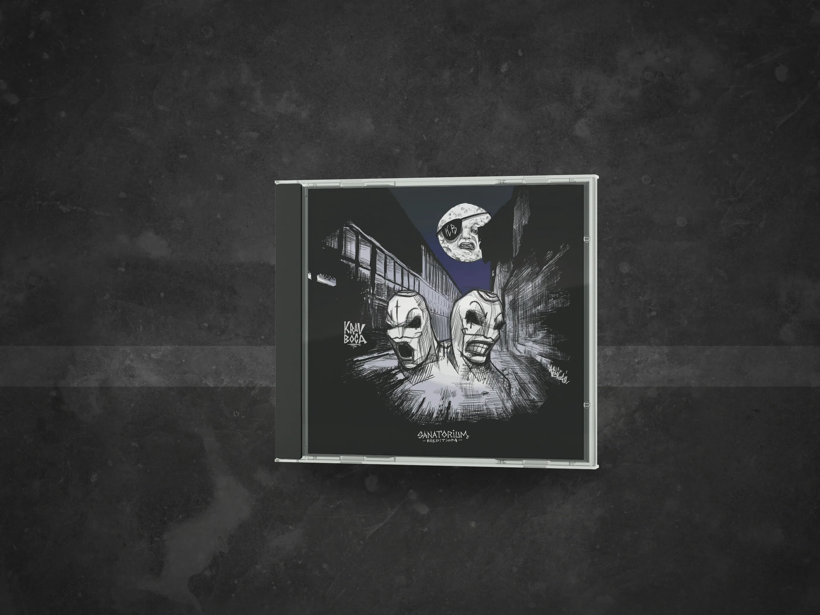 Sanatorium CD front mockup