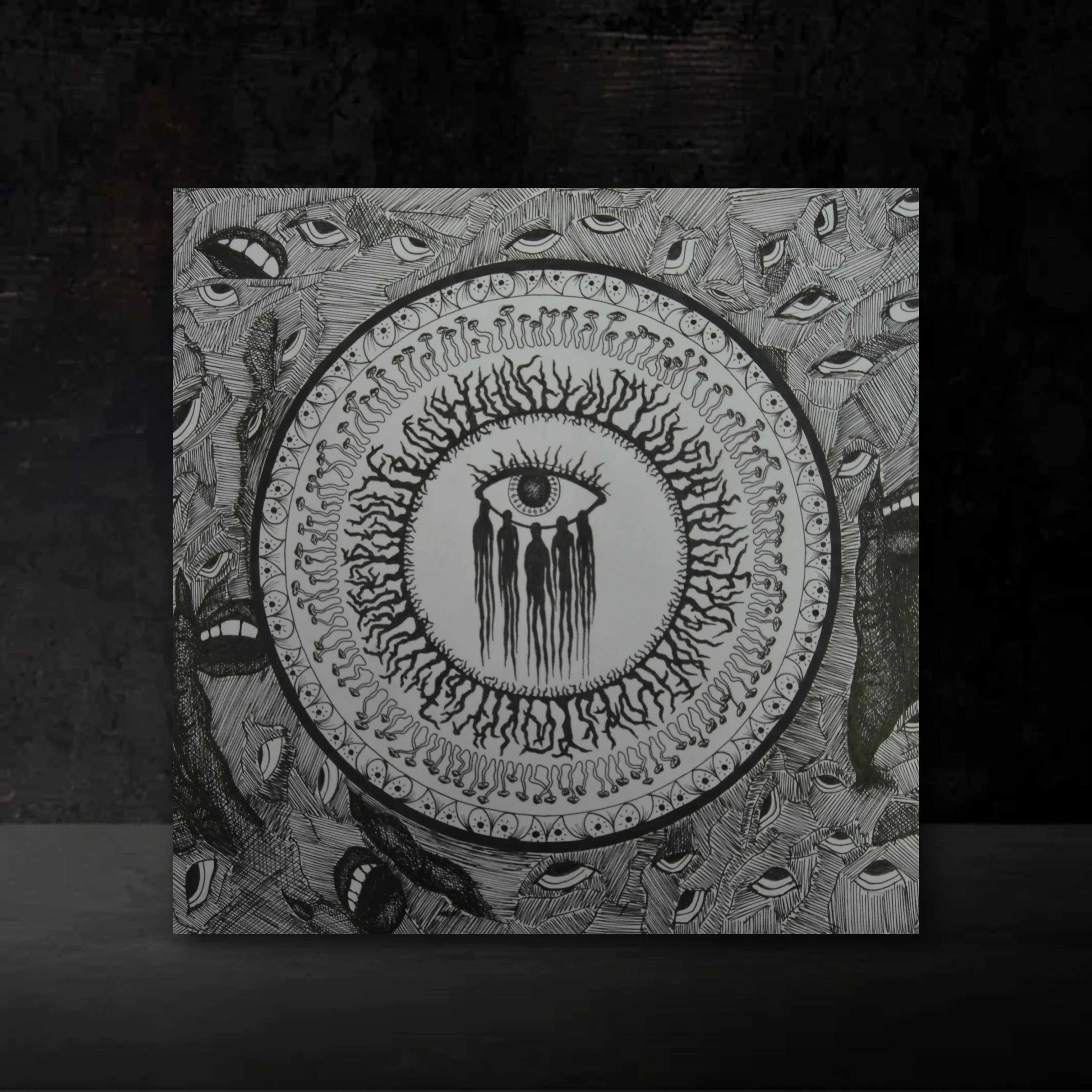 Chakra Meditations Vinyl front mockup